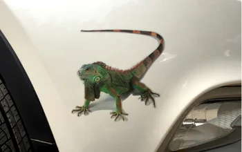 3D Automobilių Lipdukas Gyvūnų Bamperis Voras Gecko 