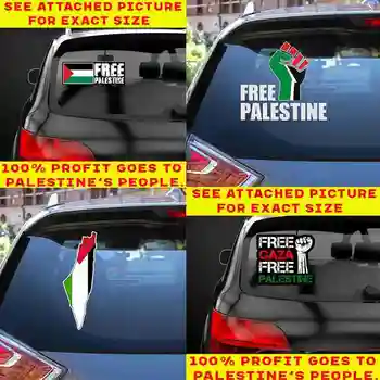 NEMOKAMAI PALESTINOJE, Gazos Labdaros Laisvės 2021 Stiklo Automobilių Lipdukas Protesto Automobilių Lipdukas Už Lango Spintos Sienos Greitas Montavimas
