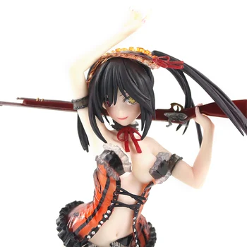 Tokisaki Kurumi Veiksmų Skaičius, Anime PVC Kolekcines Modelis Žaislas Kurumi Tokisaki Apdailos Lėlės