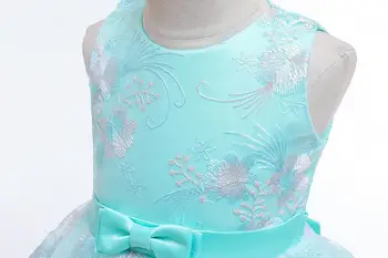 1-5y gimtadienio, vestuvių Suknelė 2019 m. vasarą siuvinėjimo tutu princesė Baby Girl Dress Krikšto Suknelės kūdikių drabužiai Mergaitėms