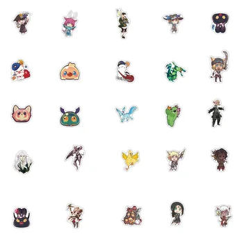 10/50PCS Final-Fantasy Lipdukai Mielas Kietas Animacinių filmų Gyvūnų Juokingi Lipdukai Vaikams, Žaislai, užrašų knygelė 