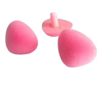 100vnt 37mm rožinė, flocking Trikampio saugos žaislą, nosies ir plovimo 