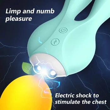 12 Greičio Aukšto Dažnio Vibracija, Elektros Smūgio Rabbit Vibratorius moterims Krūties Klitorio Stimuliatorius Massager Sekso Žaislas, skirtas Suaugusiems,