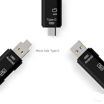 1pcs OTG Mikro Kortelių Skaitytuvas USB 3.0 Kortelių Skaitytuvas USB 2.0 Micro Adapteris 