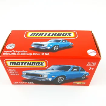 2021 degtukų dėžutė Automobilius 1979 m. CHEVY NOVA 1/64 Metalo Diecast Surinkimo Lydinio Modelio Automobilių Žaislai