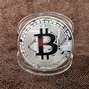 2021 Naujas Auksą, Padengtą Bitcoin Moneta, Kolekcines Meno Kolekcija Dovanų Fizinio atminimo Casascius Tiek BTC
