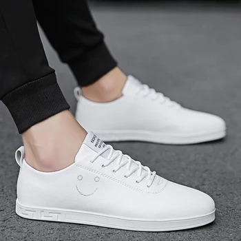 2021 naujas mados batai maži balti bateliai vyrų korėjos versija tendencija laisvalaikio joker valdybos bateliai, balti bateliai vyrai ju versija