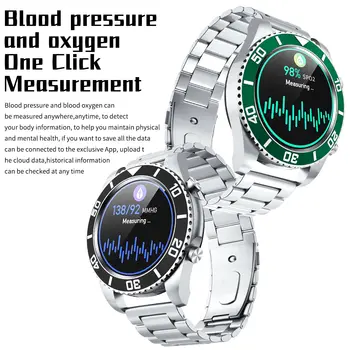 2021 Naujas Mados Vandens Dvasios Bauda Plieno Dirželis Smart Watch Vyrų Sporto Verslo Žiūrėti Rolex Watch 