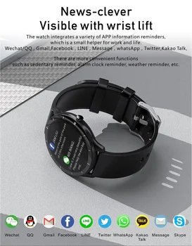 2021 Naujas Smart Watch Vyrų Kraujo Spaudimą, Širdies ritmą Kūno Temperatūros Stebėjimo IP68 Vandeniui Fitness Tracker Smartwatch Moterims