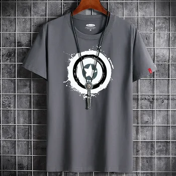 2021 Naujausias Marškinėliai Vyrams Drabužius Anime Fitneso Balta O Kaklo Vyras marškinėliai vyrams Negabaritinių S-6XL Naujas Vyrų marškinėliai Goth Punk