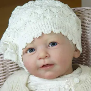 22 Colių Minkšta Nebaigtų Balnk Rinkinys Silikono Reborn Baby Doll, Reikmenys 