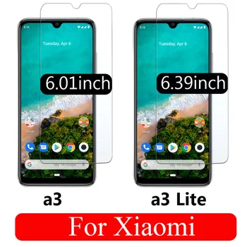 3 Pack Screenprotector Už Xiaomi Mi A3 9Lite Mi9T Mi10t Pro 10 T Lite Ekrano apsaugos Xiaomi MiA3 Mi9X CC9 CC9e stiklinio