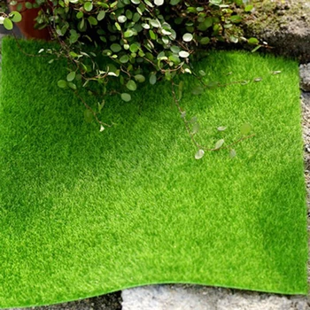 30*30 cm Micro Kraštovaizdžio Puošmena Mini Pasakų Sodas Modeliavimas Augalai Dirbtiniai Netikrą Moss Dekoratyvinės Vejos Velėna Žalia Žolė