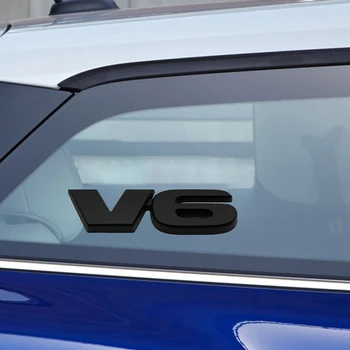 3D Automobilių Lipdukas Metalo SR5 V6 Logotipas Logotipas Ženklelis Automobilio Galiniai Kamieno Pusėje Lipdukai 