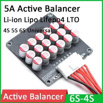 4S 5S 6S 5A Aktyvus Ekvalaizeris Balancer Li-ion Lifepo4 LTO Ličio Baterija BMS Energijos perdavimo Balansas tarybos LĄSTELIŲ 2.2 3.2 V V, 3,7 V