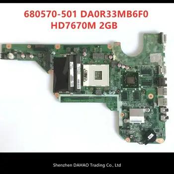 680570-501 DA0R33MB6F0 Nešiojamojo kompiuterio Plokštę hp G4, G6-2000 mainboard 680570-001 DA0R33MB6E0 HM76 HD7670M/2G visiškai išbandyta
