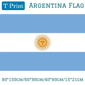 90*150cm/60*90cm/40*60cm/15*21cm Argentinos vėliava Pasaulio Taurės Nacionalinę Dieną, 