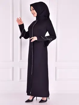 Abaja Dubajus Turkijos Musulmonų Mados Suknelė, Hijab Islamas Drabužių Afrikos Ilgos Suknelės Moterims Chalatas De Moda Musulman Djellaba Femme