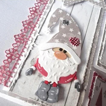 Anglies Plieno Peilis Pelėsių Santa Claus Nustatyti Metalo Pjovimo Miršta Trafaretas Scrapbooking Įspaudas 2021 Naują Kalėdų Amatų Antspaudai