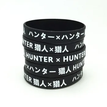 Anime Hunter X Hunter Sporto Apyrankės Vyrų Guma Silikoninė Apyrankė Animacinių Filmų Skaičius Cosplay Vertus Ratas Apyrankė