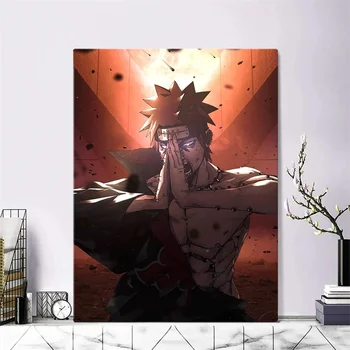 Anime Naruto Plakatas Nagato Yahiko Drobės Tapybos Freskos Sienos Paveiksl Kambarį Miegamųjų Namo Apdaila