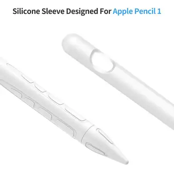 Atveju Pieštukas 1 1 Kartos Silikono Minkštas iPad Sleeve Stylus Dangtelis Dėklas Apsauginis Pieštukas Lentelė F3D9