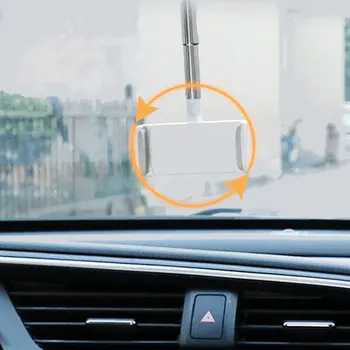 Automobilio galinio vaizdo Veidrodėlio Tvirtinimą Telefono Laikiklis iPhone 12 GPS Sėdynės Išmanusis Telefonas Laikiklio Stovas Universali Reguliuojamas Parama