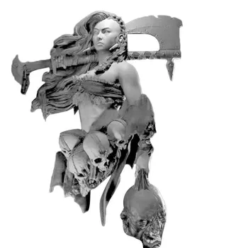 Biustas Huntress Skeletas Balta Modelio Rinkinio Aukštos Kokybės Epoksidinės Dervos Amatų Namų Dekoro Asamblėjos Savarankiškai surinkti Žaislai Pav.