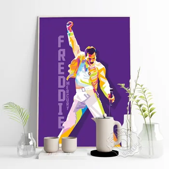 Bohemian Rhapsody Sienos Menas Nuotraukas Bar Pub Klubas Namuose Karalienė Juosta Freddie Mercury Music Plakatas Kambario Dekoravimas Sienų Lipdukai Sienų Dekoras Drobė