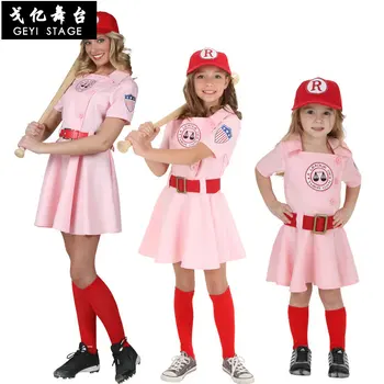 Cosplay profesionalų beisbolo vienodas Helovinas vaikų drabužių moterų sporto vientisas beisbolo vienodas beisbolo sijonas