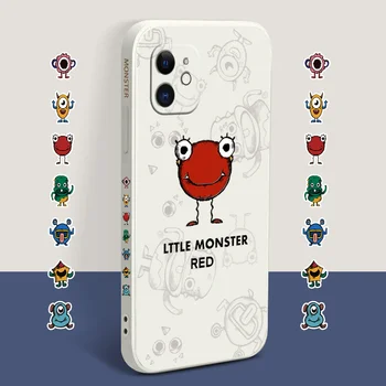 Didelis Eyed Monster Mielas Modelio Telefono dėklas Skirtas iPhone 12 Pro Max 11 X XS XR XSMAX SE2020 8 8Plus 7 7Plus 6 6S Plius Padengti