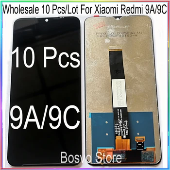 Didmeninė 10 Vnt./Daug Xiaomi Redmi 9A LCD ekranas su touch asamblėjos Redmi 9C