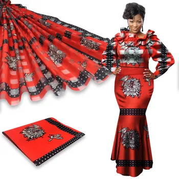 Didmeninė 3YARDS ORGANZA MATHICNG 3 METRŲ JUOSTELĖS ŠILKO afrikos audinio suknelė ankara audinio afrikos spausdinama medžiaga nigeris