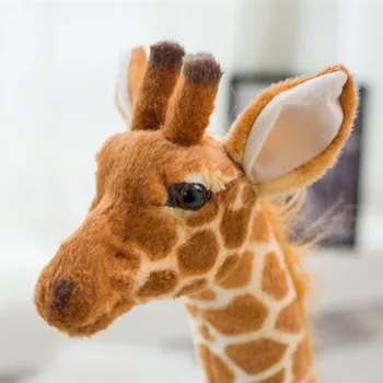 Didžiulis Realiame Gyvenime, Žirafa, Pliušiniai Žaislai Mielas Iškamša Lėlės, Minkšti Modeliavimas Žirafa Lėlės Gimtadienio Dovana Vaikams Žaislas Namų Puošybai