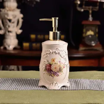 Europos stiliaus keramikos vertus sanitizer butelis kūrybos pilstymo dušo želė buteliuką namų losjonas pilstymo paspauskite butelio