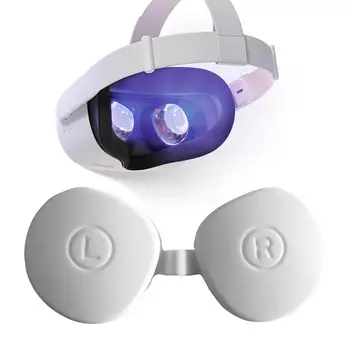Filmas Objektyvo Dangtelis nuo Dulkių Įrodymas, Silikono Objektyvo apsaugos Oculus Quest 2/Rift S/GO VR Akiniai Lęšio Apsauginę Plėvelę VR