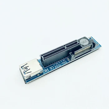 H1111Z Pridėti Kortos PCI-E Riser PCIE PCI-Express X1 iki X4 Stove PCI-E Riser Card Pratęsti Adapteris su 30CM USB3.0 Ilgiklis