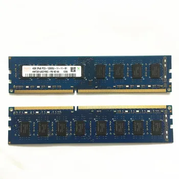 Hynix DDR3 4GB 1 600mhz RAM 4GB 2Rx8 PC3-12800U-11 4gb ddr3 1600 darbalaukio atminties, geros darbo