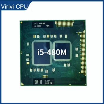 Intel Core i5-480 M i5 480 M SLC27 2.6 GHz, Dual-Core, Quad-Sriegis CPU Procesorius 3W 35W Lizdas G1 / rPGA988A