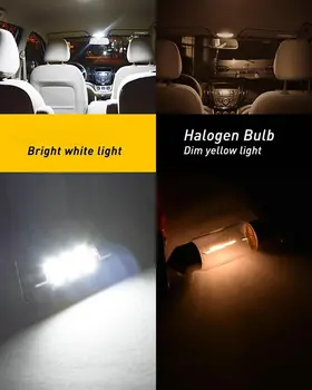 Interjero LED Žibintai Pakeisti Lexus LS600h LX570 RX350 RX450h Reikmenų Rinkinį BALTOS spalvos