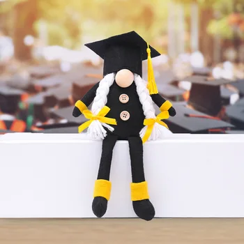 Juodos Ilgos Kojos Top Hat Baigimo Gydytojas Beveidis Rudolf Dekoratyvinės Lėlės, Žaislai