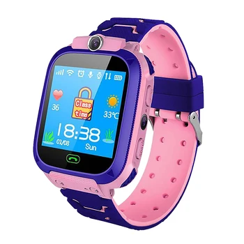 K12 Vaikų Išmaniųjų Telefonų Ryšio Žiūrėti SOS Stabdžių Prarado Tracker Smart Watch Madingas Laikrodis Ciferblatas Metu Vaikams