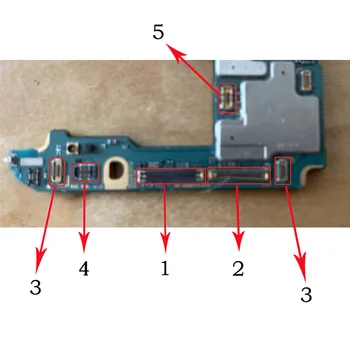 LCD FPC Plug Valdybos PCB Jungtis mainboard flex jungties USB valdybos akumuliatoriaus kištuką į 