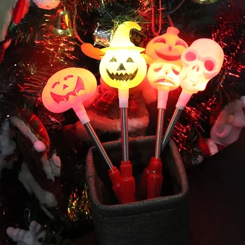 LED Glow Stick Helovinas Moliūgų Kaukolė Lazdelė Šviesos Ranka Lazdos Mirksi Šviesos Magija Šalies Naudai Fancy Dress Rekvizitai Apdaila