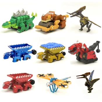 Lieti Dinotrux Dinozaurų Sunkvežimių Nuimamas Dinozaurų Mini Žaislas Automobilių Modeliai Vaikų Dovanos, Žaislai Dinozaurų Modeliai