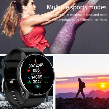 LIGE 2021 Naujas Vyrų Smart Žiūrėti Realiu laiku Aktyvumo Seklys Širdies ritmo Monitorius Sporto Moterims Smart Watch Vyrų Laikrodis 