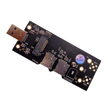 M. 2 USB 3.0 Adapteris Keitiklis Kortelės Išplėtimo Kortos su Dviguba NANO SIM Kortelės Lizdas 3G/4G/5G