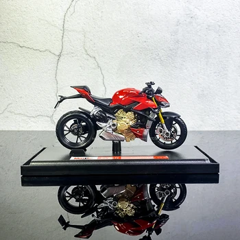 Maisto 1:18 Naujų Ducati Super Plika V4 S Original Įgaliotas Modeliavimas Lydinio Motociklo Modelis Žaislas Automobilis dovanų kolekciją žaislai