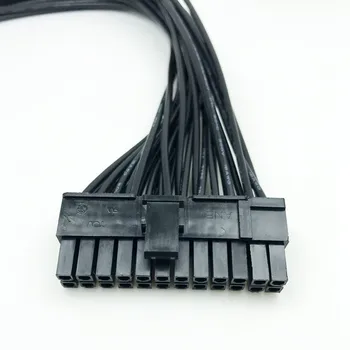 Maitinimo šaltinis PSU 24 pin ATX Mainboard Plokštė Adapteris Jungties Kabelis Dual 2 Maitinimo plokštė