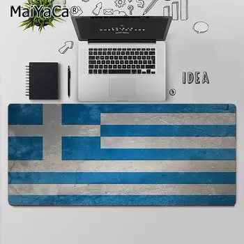 MaiYaCa Graikija graikijos nacionalines vėliavas Guma Pelės Patvarus Darbalaukio Kilimėlis Nemokamas Pristatymas Didelis, Mouse Pad Klaviatūros Kilimėlis